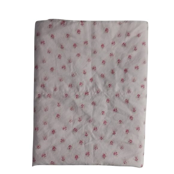 Simply Shabby Chic Standard Pillow Case Pink Rosebuds Cotton - Picture 1 of 4